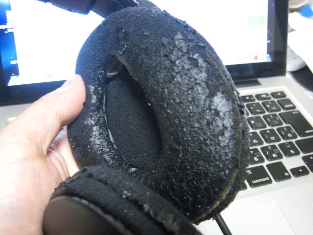 MDR-Z600のイヤーパッド