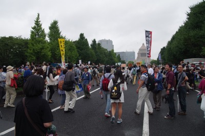 議事堂前の道路2