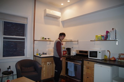 マイケルNYの共同キッチン