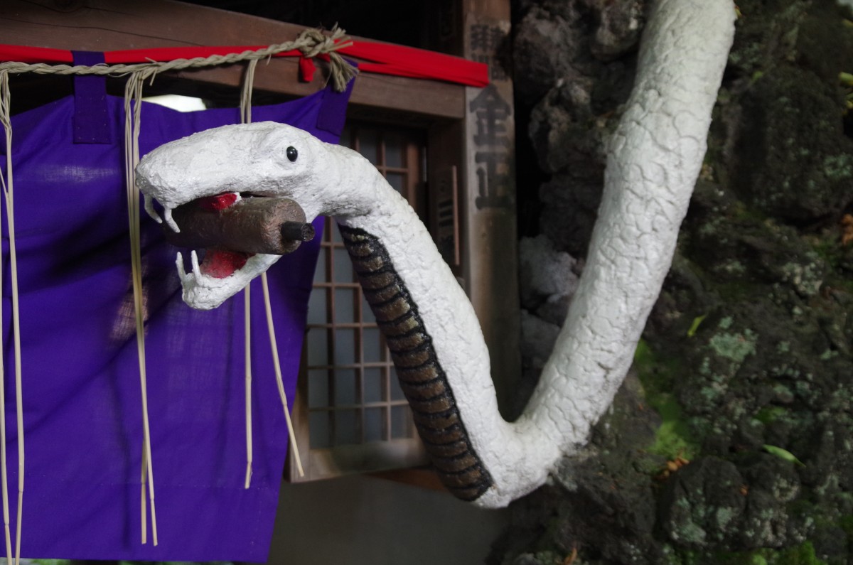 白蛇でおなじみ上神明天祖神社に行った やた管ブログ