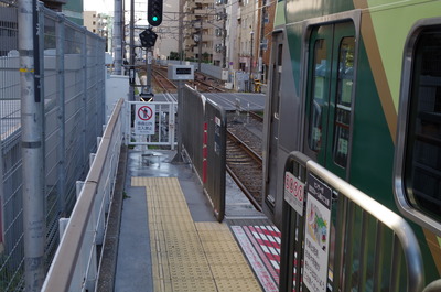 蓮沼駅(ホーム終端)