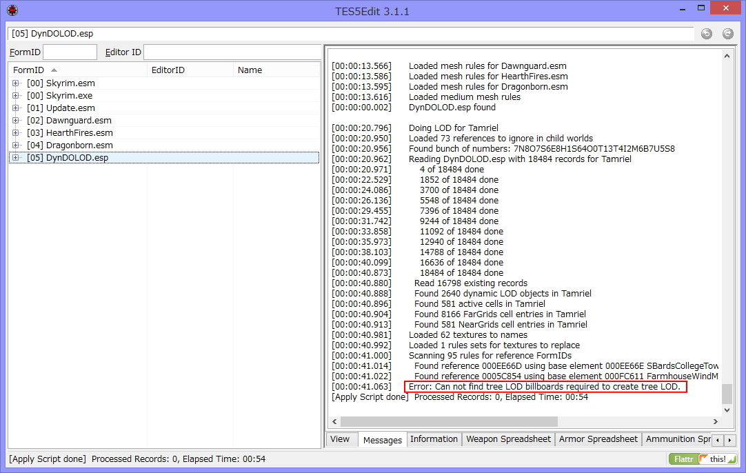 覚書き Dyndolod導入 Nmm環境 Studio Elves