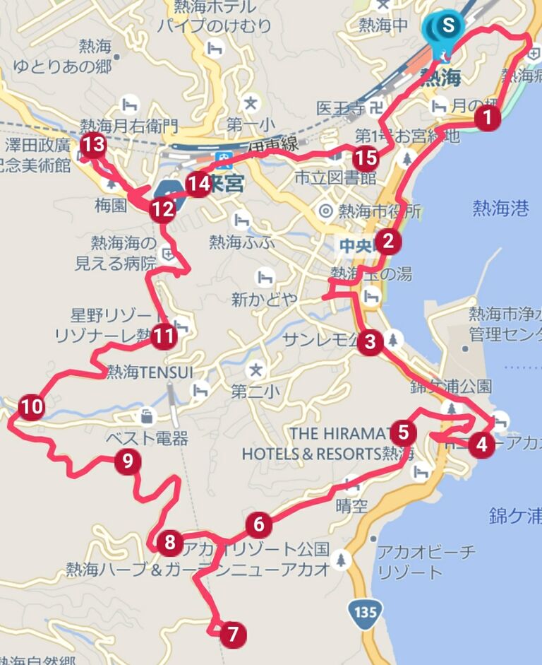 熱海市街をランニングで観光スポット巡り 徒然なるランニングとお酒のblog 熱海市街をランニングで観光スポット巡り 徒然なるランニングとお酒のblog