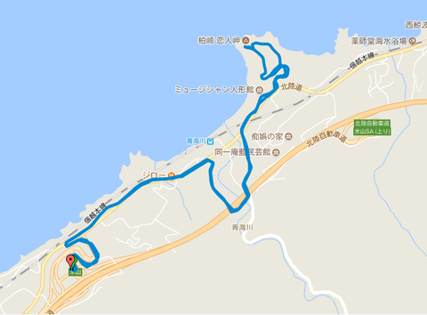 恋人岬マップ