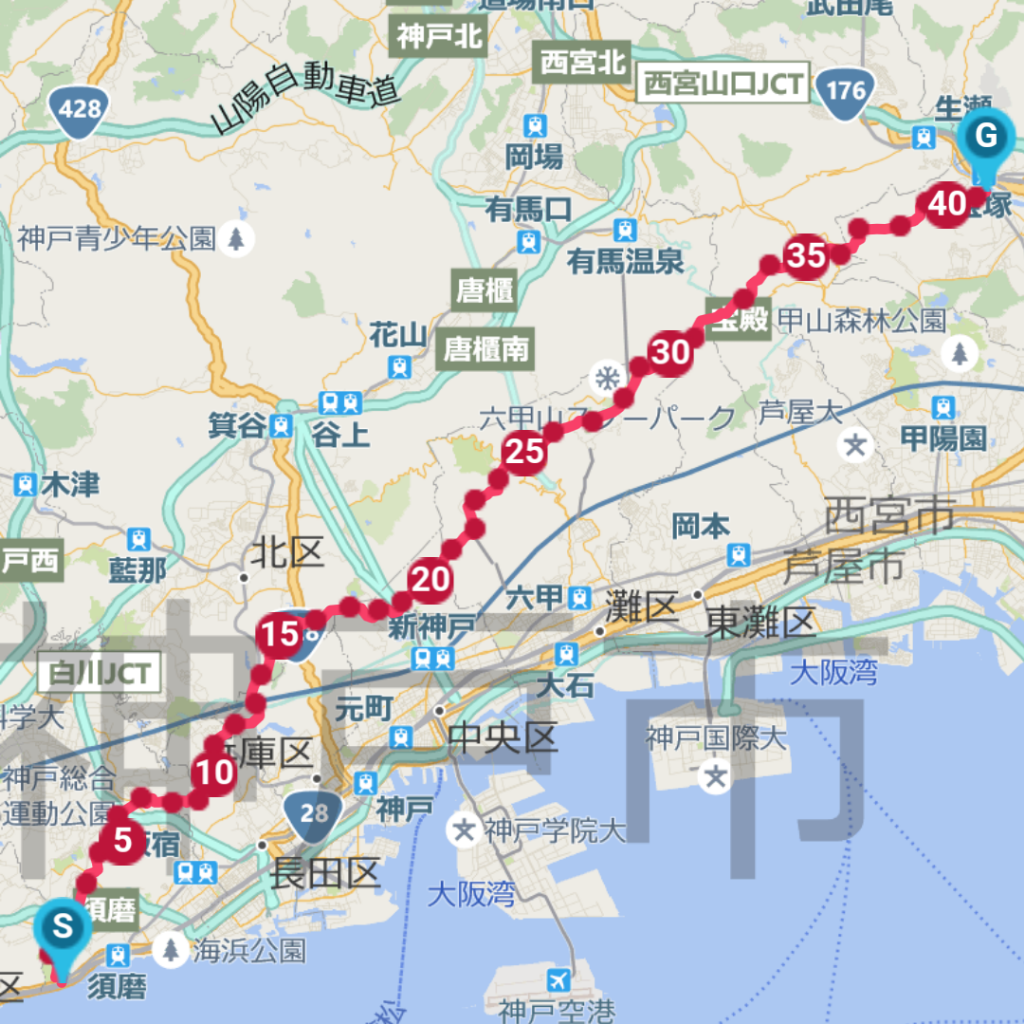 雨の中の六甲山全山縦走大会完歩しました 徒然なるランニングのblog 雨の中の六甲山全山縦走大会完歩しました 徒然なるランニングのblog