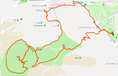 渋川伊香保トレランマップ