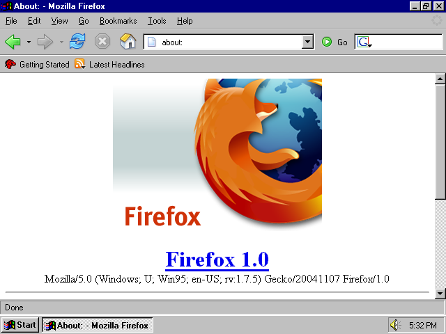 Mozilla Firefox 2004
