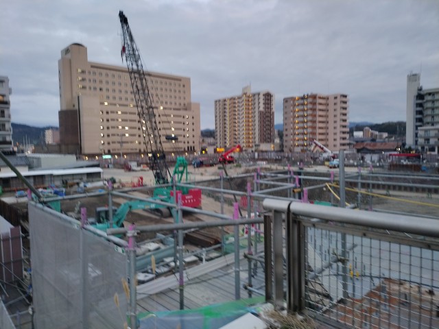 三田駅Cブロック工事中