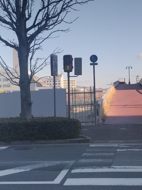 信号機電球　撤去