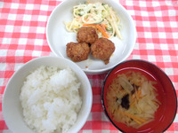 5.28 ごはん サラダ