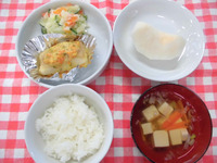 9.30 ごはん ラダ 梨
