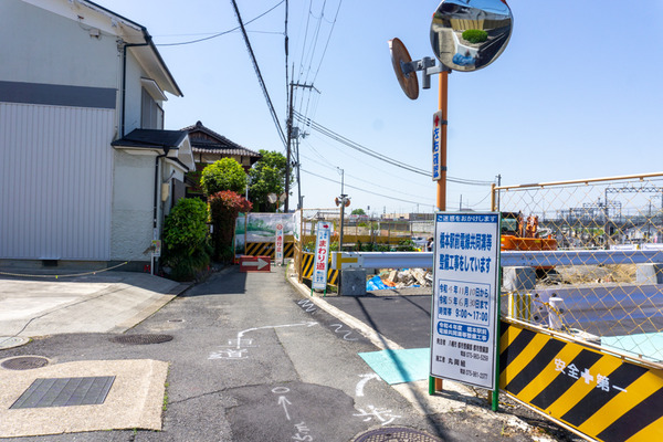 橋本駅前 共同溝工事-1