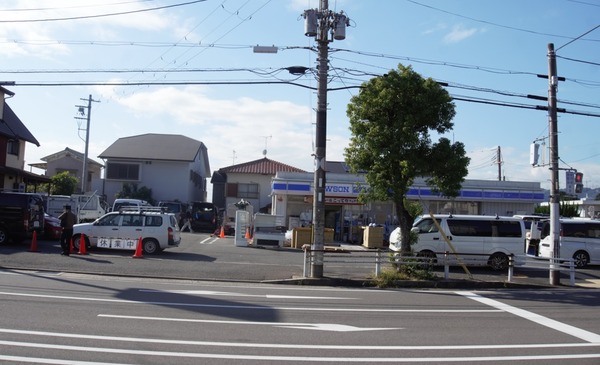 ローソン男山長沢店 休業-3