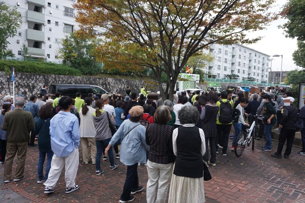 市長選挙の演説 11月4日-3