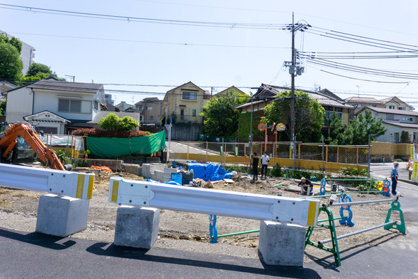 橋本駅前 共同溝工事-6
