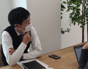 武田紙工さん相談風景