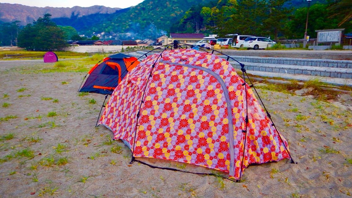 Yakpak ワンタッチテント とりあえず やってみる Small Step Sky Park