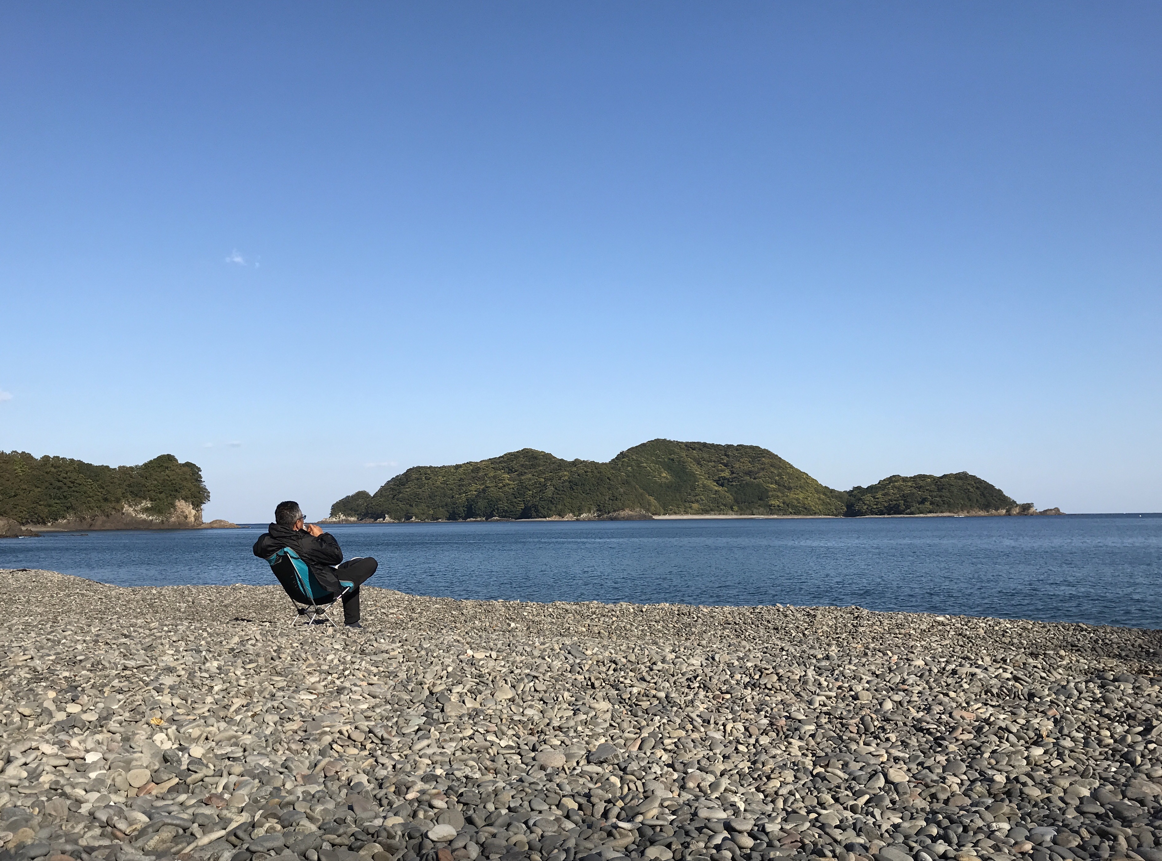 自転車でどこかにキャンプ 豊浦海岸 紀北町 とりあえず やってみる Small Step Sky Park