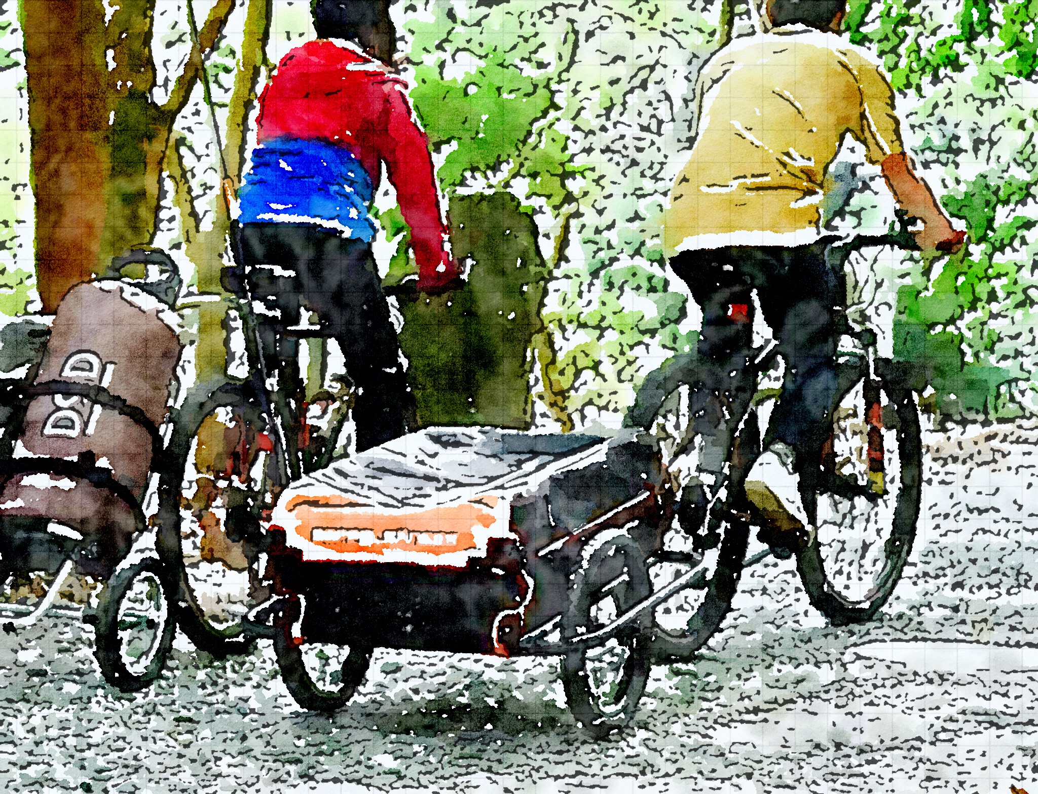 自転車 で キャンプ