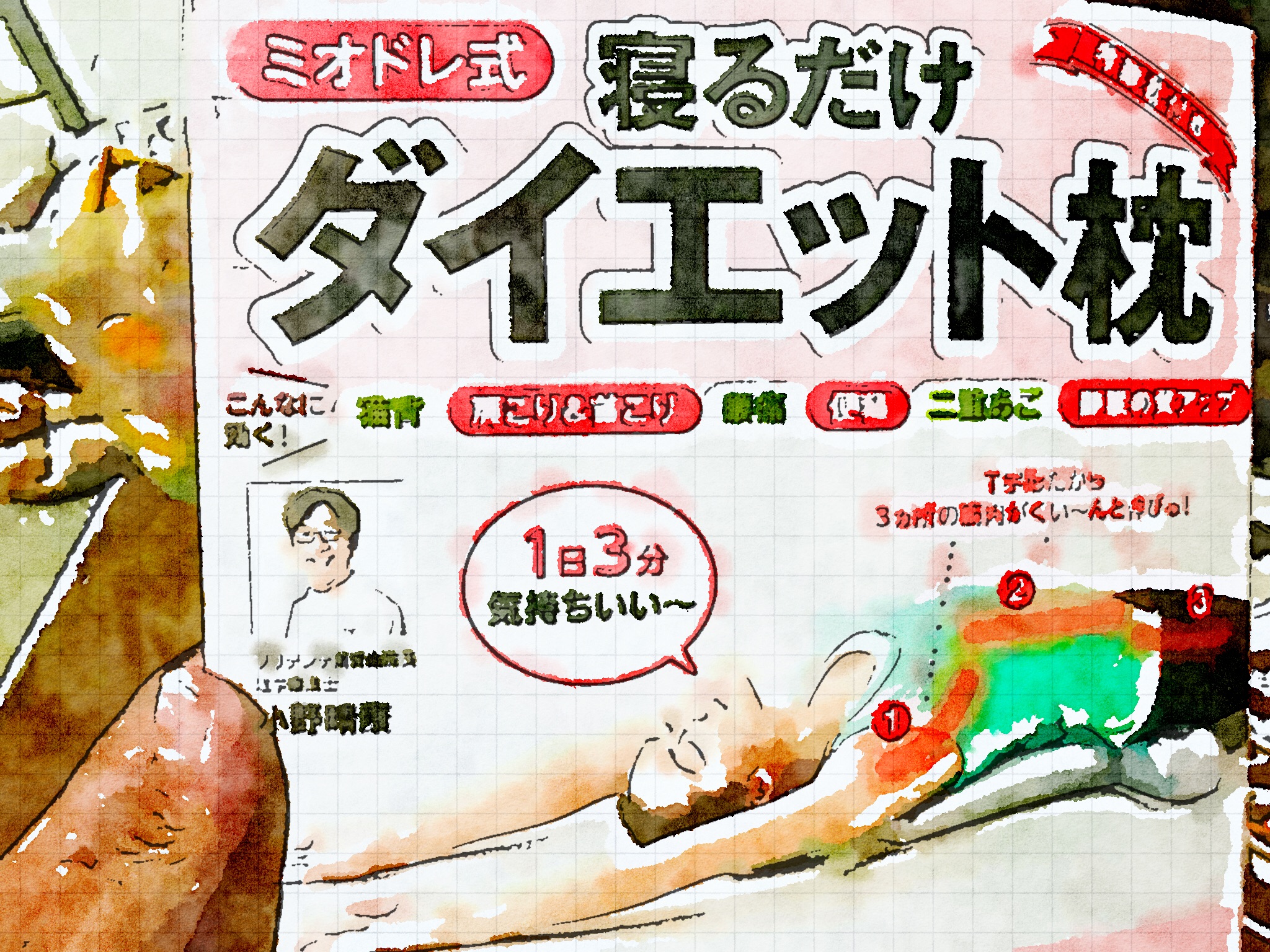 巻き肩を治す 寝るだけ ダイエット枕 ミオドレ式 とりあえず やってみる Small Step Sky Park 巻き肩を治す 寝るだけ ダイエット枕 ミオドレ式 とりあえず やってみる Small Step Sky Park