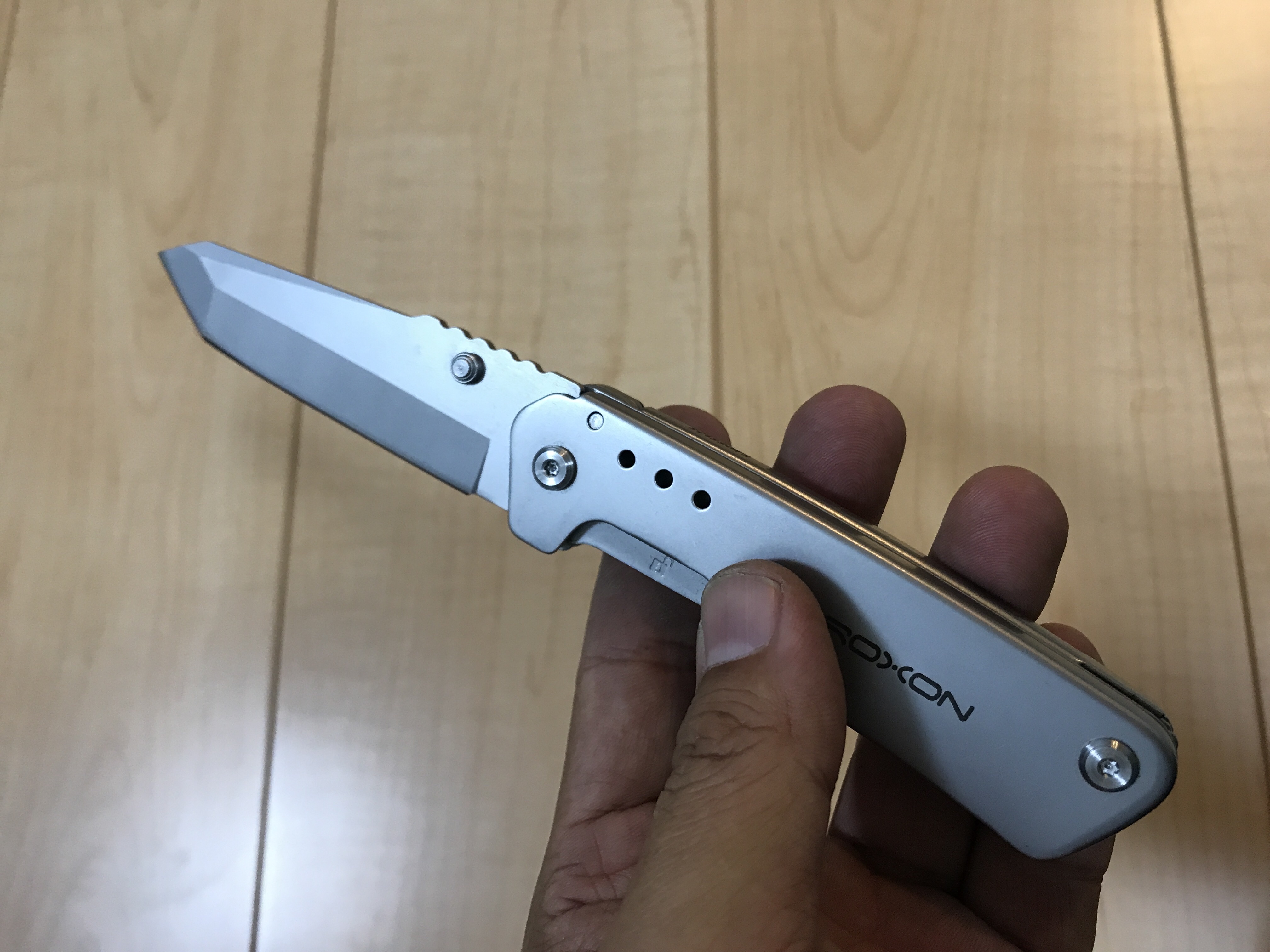 かっこいい ハサミだなぁ ROXON ロキソンって読むのかな？ ポチッて 