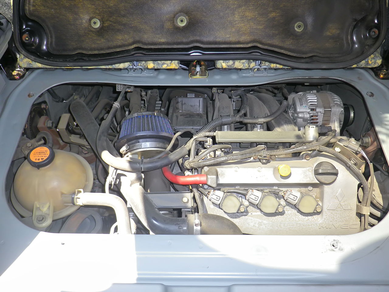 三菱i アイ オイルキャッチタンク装着 In Sab 押してダメなら引いてもダメね
