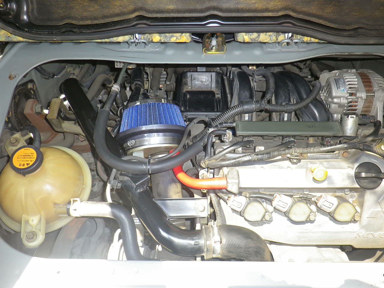 三菱i アイ オイルキャッチタンク装着 In Sab 押してダメなら引いてもダメね