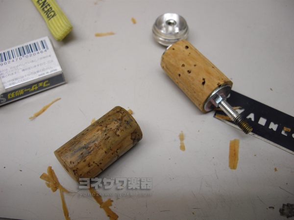 特注 フルート用 純銀製 ヘッドコルク 音質改善