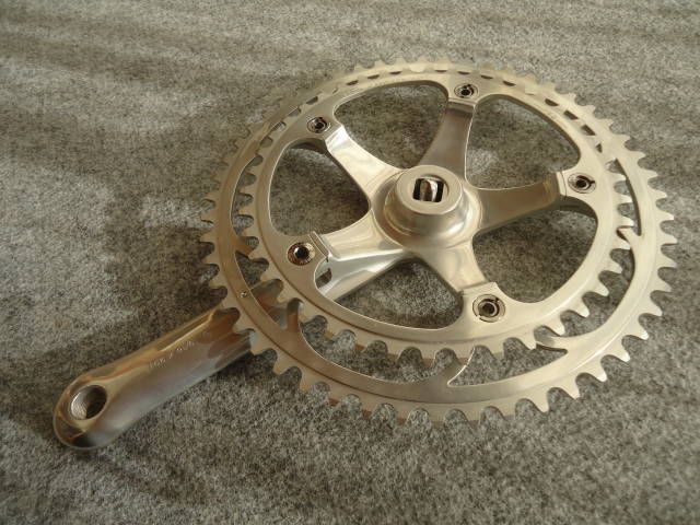 特注カンパニョーロCレコ クランクセット コルサ期 特注カンパニョーロ