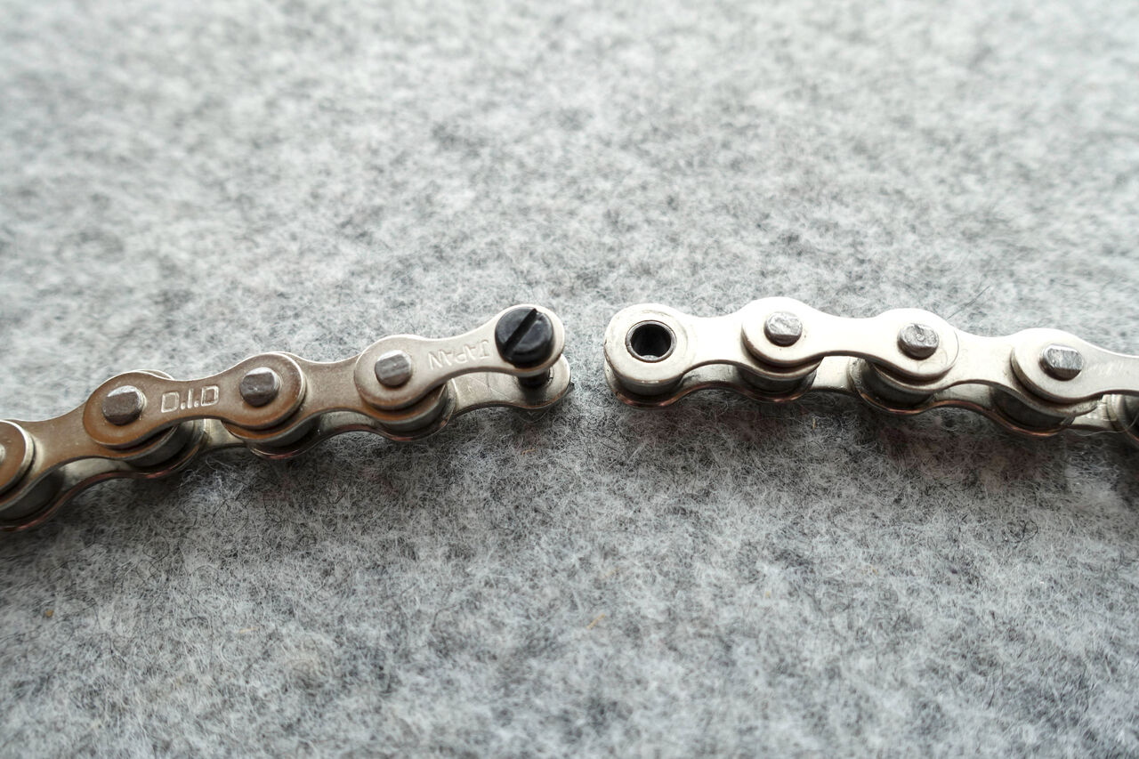 NJS 競輪 銀黒トラックレーサーチェーン HKK New Vertex Silver – RUNWELL