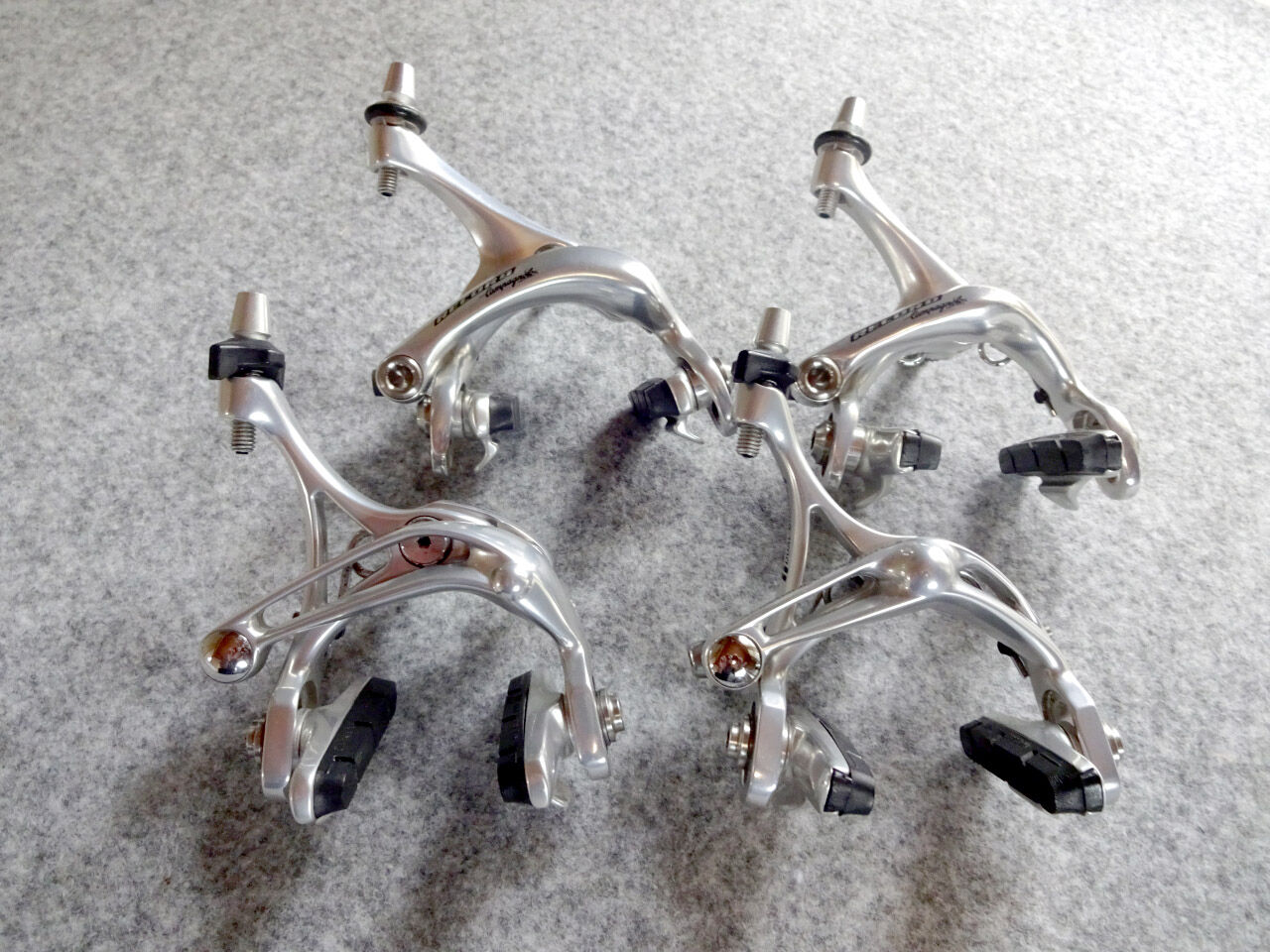 カンパニョーロ レコード スケルトン ブレーキ 前後デュアルピボット① Campagnolo Record Brake Set カンパニョーロ レコード ブレーキ