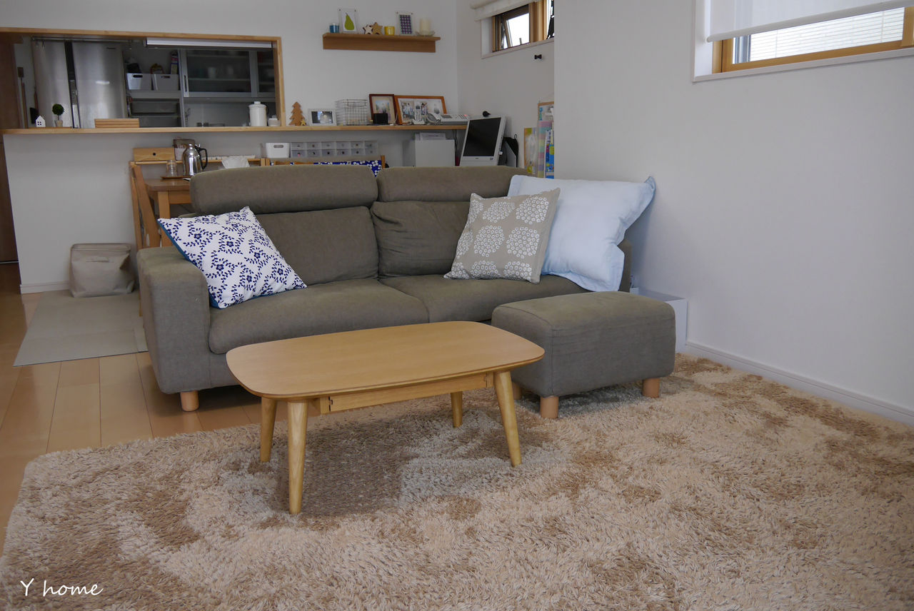 ニトリ 肘無しチェア 1脚 帆布カバー付き リビングダイニング家具の