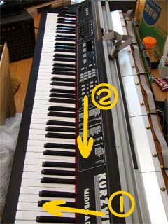 Kurzweil MIDIBOARDを開けてみた。 : BLOG@HSP