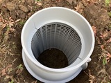 ミニコンポのための穴掘り