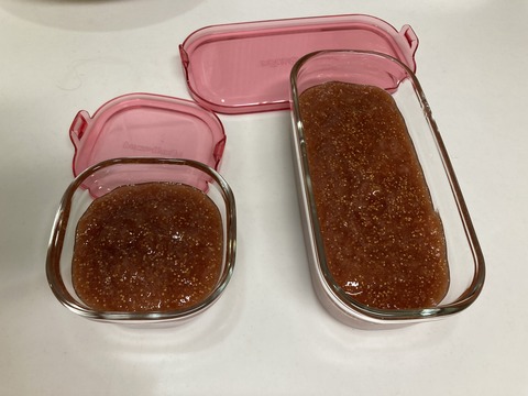 イチジクのジャム完成