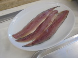 サンマをひらく