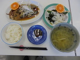 昼食の出来上がり