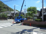CHAYAの看板取り換え工事