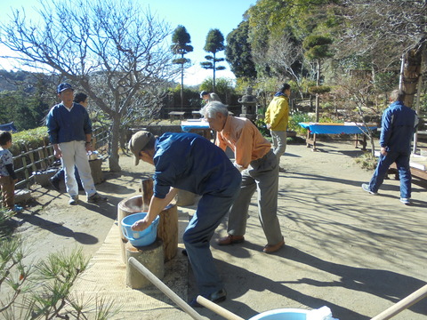 餅つき