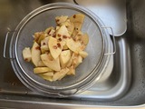 実と種を漉す