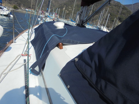 デッキカバーが