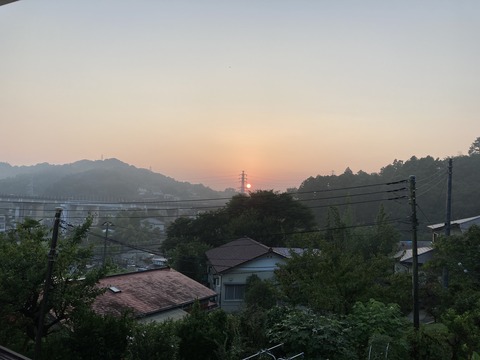 ８月２８日の朝