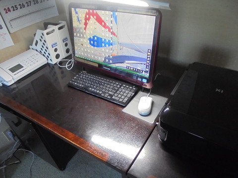 テーブルが少しすっきり