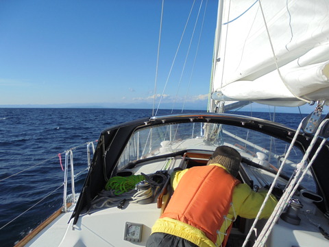 清水港を目指して