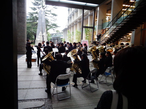 吹奏楽部のステージ