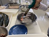 クロムツを炙る