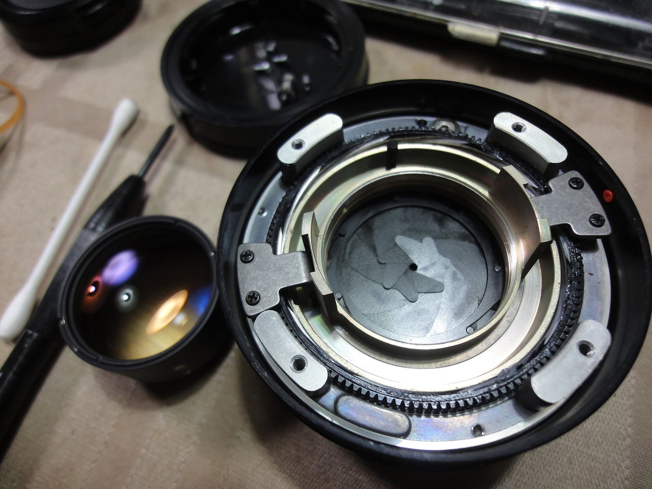 MINOLTA AF50mm F1.4 の分解、修理 : プアオーディオなブログ
