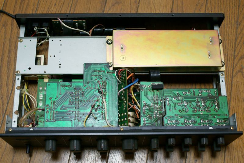 SANSUI SOUND CONSOLETTE AX-7の修理 : プアオーディオなブログ SANSUI SOUND CONSOLETTE AX-7の修理 : プアオーディオなブログ