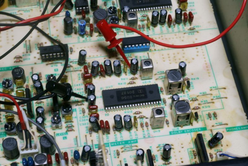 TEAC V-870 ステレオカセットデッキ 通電確認 テープデッキ