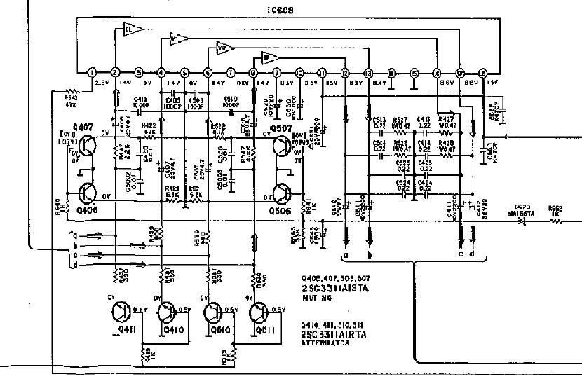 RX-DT909のパワーアンプ回路 : プアオーディオなブログ